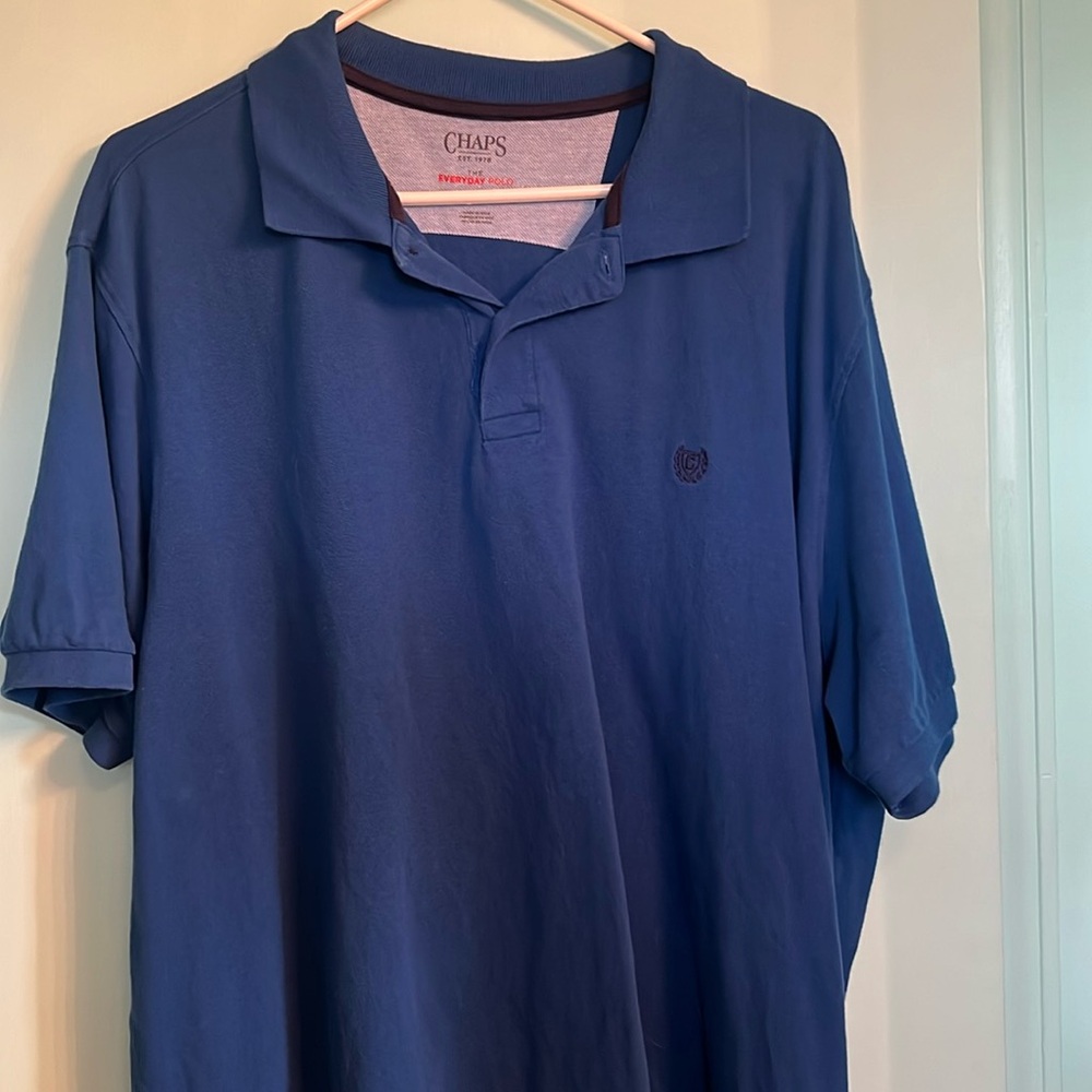 Men’s Chaps Polo Royal blue 3XB